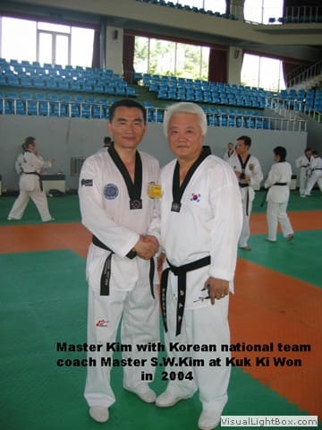 Master Kim with Grand Master Kim
