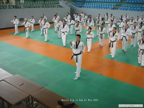 Master Kim at the Kukkiwon