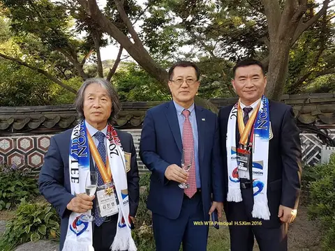 With the WTA President, 2016