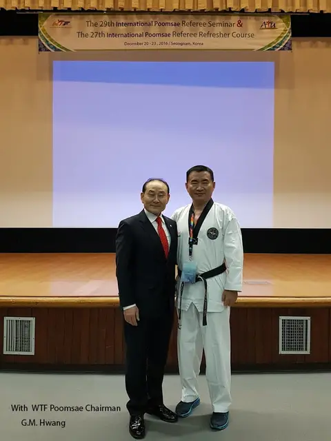 WTF Poomsae Master Hwang, December 2016
